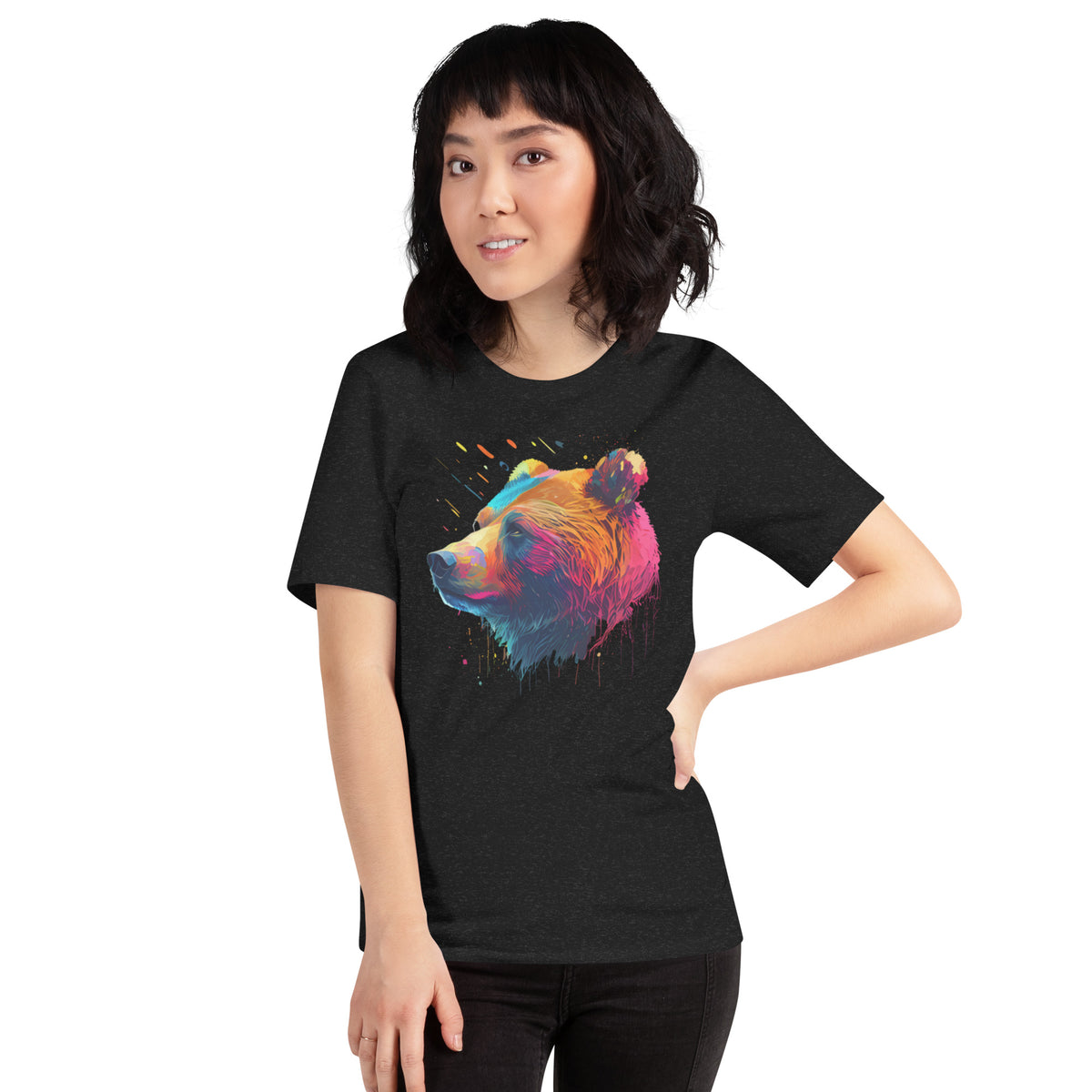 Colorful BearUnisex t-shirt